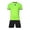 Green, variant on BRGZLK Soccer Jersey Set for Boys Girls Lightweight Breathable Athletic Training Shirt and Shorts Sets Soft Comfy Football Jersey Outfits Blue A L