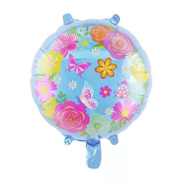 Globos de flores de mariposa, enormes globos de mariposas de colores y globos de aluminio con forma de flor, globos florales de mylar para fiestas temáticas de mariposas, baby shower, bodas,