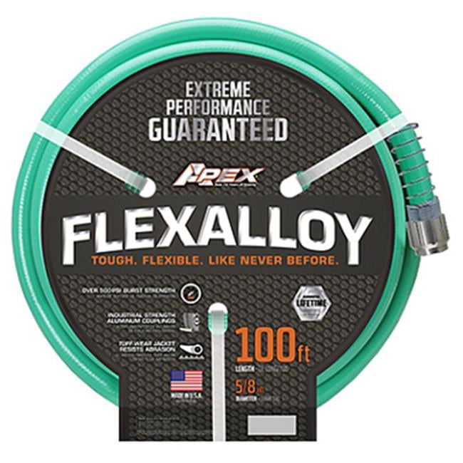 8550100 Flexalloy IndustrialDuty Garden Hose, Light Green, 5/8In. x