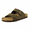Olive, variant on Cushionaire Lane Cork Footbed Mens Sandals, Adjustable Buckle Comfort Slides for Men, Genuine Leather Insole Summer Sandals Men Footwear with Supportive EVA Sole