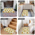 thumbnail image 6 of Yellow Sunflower Door Mat&nbsp;Indoor Outdoor Entrance, Non Slip Rug for Kitchen Bathroom Entryway Rug, Country Petals Floral Summer Spring Washable Doormat Floor Mat for Office Home Decor 24x36 Inch, 6 of 8
