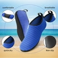 thumbnail image 4 of Htwon Waterproof Socks, Beach Volleyball Sand Proof Socks, Wetsuit Snorkel Socks for Men Women Blue, 4 of 5