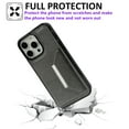 thumbnail image 5 of Allytech Detachable Magnetic Wallet Case for iPhone 12 Pro Max, 2 in 1 Slim Thin Wallet Case with Credit Card Slots, Shockproof Premium PU Leather Kickstand Cover Case - Gray, 5 of 6