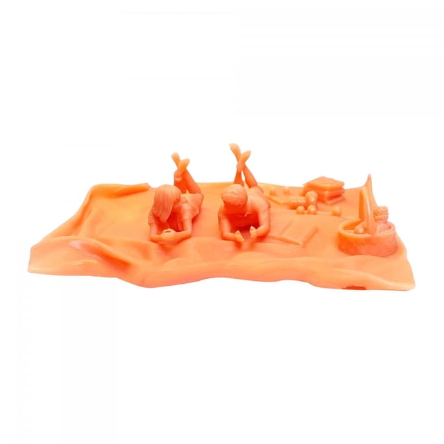 Figura de camping, modelo de figura de acción, diorama, accesorio para miniaturas de bricolaje, tren 87