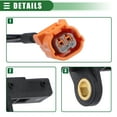 thumbnail image 5 of Unique Bargains Rear Left Right ABS Wheel Speed Sensor for Acura TL 2004-2008 Rubber No.57470SEPA01/57475SEPA01 2 Pcs, 5 of 7