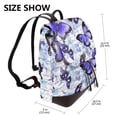 thumbnail image 2 of Balery Butterflies Mochila de Cuero para Mujeres, Gran Capacidad, Bolsa de Viaje Multifuncional, Mochila de Cuero y Bolsa de Hombro para Mujeres, 2 of 4
