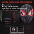 thumbnail image 4 of Marvel Spider Man tocado Cosplay ojos móviles máscara Spiderman 1:1 Control remoto máscara elástica juguetes chico regalos de cumpleaños, 4 of 6