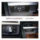 thumbnail image 4 of For BMW E90 Carbon Fiber Headlight Switch Cover Stickers, 4 of 5