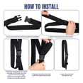 thumbnail image 5 of Vehicle Fishing Rod Holder, Heavy Duty Nylon Strap Adjustable Car Roof Belt, Fishing Pole Rack for Cars, Wagons, 4 Pcs, 5 of 8