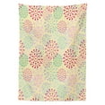 thumbnail image 3 of Ambesonne Colorful Tablecloth Rectangular Table Cover, Flowers Polka Dots, 60"x90", Multicolor, 3 of 4