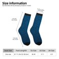 thumbnail image 2 of Rateoe Dark Blue for Women Casual Calf Socks - Cute Crew Socks - Thin Soft Above Ankle Socks Size 5-11, 2 of 6