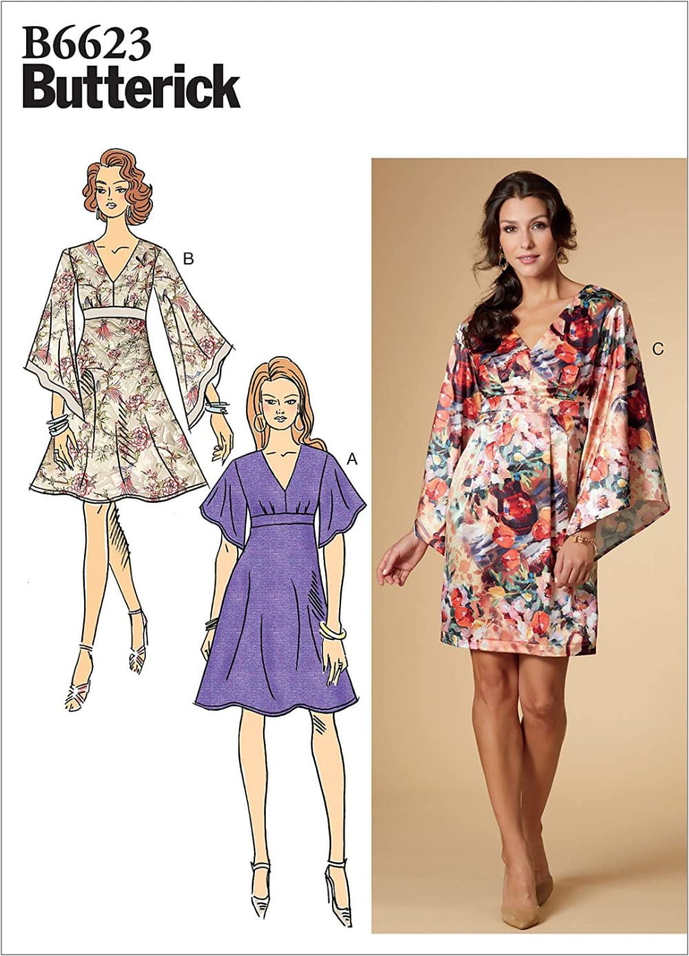 JuIShareE Loose Fit Womens Dress Sewing Patterns