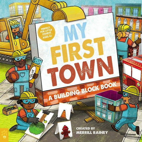 My First Town: A Building Block Book, (Paperback)
