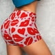 thumbnail image 4 of Fotbe Lips Kiss Shorts Sin Costuras – Shorts Deportivos de Cintura Alta para Mujer, Elásticos para Gimnasio, Yoga, Running o Ciclismo-XX-Large, 4 of 8