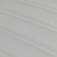 thumbnail image 7 of Maklaine Modern Genuine Leather Swivel Barrel Chair in Dove Gray, 7 of 7
