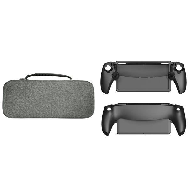 Estuche rígido de EVA a prueba de golpes con bolsillo de malla para Portal PS5