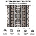 thumbnail image 2 of Blackout Kids Curtains,Boho Bohemia Geometric Line Art Childrens Insulated Curtains Set Of 2,Bedroom Essentials,Toddler Room Decor 42"x84"(106x213cm), 2 of 4