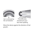 thumbnail image 3 of Epilady Esthetic Cordless Epilator Wand for Facial Hair Removal for Women, Pearl/White, 3 of 7