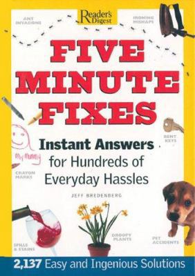 Pre-Owned Five Minute Fixes: Instant Answers for Hundreds of Everyday ...