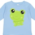 thumbnail image 4 of Inktastic Cute Frog, Little Frog, Baby Frog, Green Frog Boys or Girls Long Sleeve Toddler T-Shirt, 4 of 5