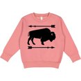 thumbnail image 2 of Inktastic Buffalo Cute Animal Western Toddler Sweatshirt, 2 of 4