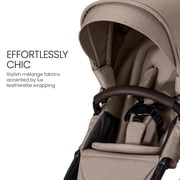 Britax® Prism™ Full-Size Modular Stroller, 1-Step Compact Fold, Telescoping Handlebar — Teak