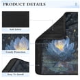 thumbnail image 4 of 2-Pack Seat Belt Covers with Flannel Seatbelt Shoulder Strap Case Adjustable Straps Soft Padding for Car Serene Blue Lotus Flower Small, 4 of 8