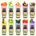 thumbnail image 3 of PHATOIL 10Pcs Fragrance Oil Set, Pineapple, Peach, Grape, Blueberry, Coconut Vanilla Candle Scents for Candle Making, Essential Oils for Soap Making, Diffusers, 3 of 9