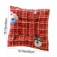 thumbnail image 3 of Cojín para silla de cuatro estaciones | Cojín rojo de fibra de poliéster para silla de 40 x 40 cm | Acolchado grueso de alta resiliencia | Cojín para taburete de oficina, comedor y estudiantes |, 3 of 6