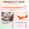 thumbnail image 2 of Uxcell Dual Brush Markers, Skin Fine and Brush Tip Pen for Coloring, 6Pcs, 2 of 6
