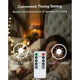 thumbnail image 4 of Merrynights Remote Candles, 12PCS Flameless Tea Lights Candles Battery Operated with Timer, 400+Hours Remote Control LED Tea Lights Votive Candles for Holiday Table Centerpieces Decor, 4 of 7