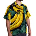 thumbnail image 2 of Banana Men's Casual Printed Button Down Short Sleeve Beach Shirts, 2 of 6