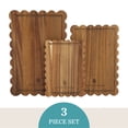 thumbnail image 2 of The Pioneer Woman 3-Piece Mini Acacia Wood Scalloped Cutting Boards Set, 2 of 13