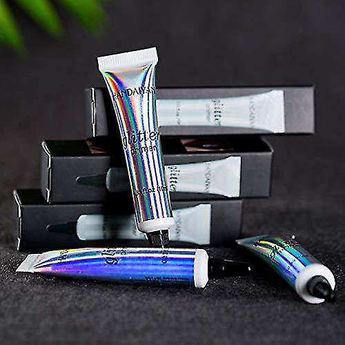 Glitter Eyeshadow Primer Gel Base de imprimación de ojos a prueba de agua y a prueba de manchas Pegamento Base de imprimación de sombra de ojos profesional y de larga duración para ojos Cuerpo Ro
