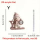 thumbnail image 1 of Uuiauoio 26 English Letter Christmas Ornament Set 2D Acrylic Tree Decor Car Rearview Mirror Hanging Alphabet Pendant Party Supplies,Pink Letter Snowman,Family Ornament, 1 of 2