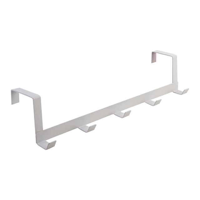 Perchero Y Con Gancho Metal Colgador Puerta 5 Ganchos Desmontable 29x7 5x6 3 Cm para Abrigos/batas/sombrero/ropa/toallas