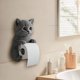 thumbnail image 5 of Portarrollos de Papel Higiénico Decorativos con Forma de Gato para Montar En La Pared, 5 of 6