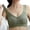 zb-Green, variant on HNMKIU Sports Bras for Women Pure Color Wireless Racerback No Underwire Tank Style Seamless Workout Bra