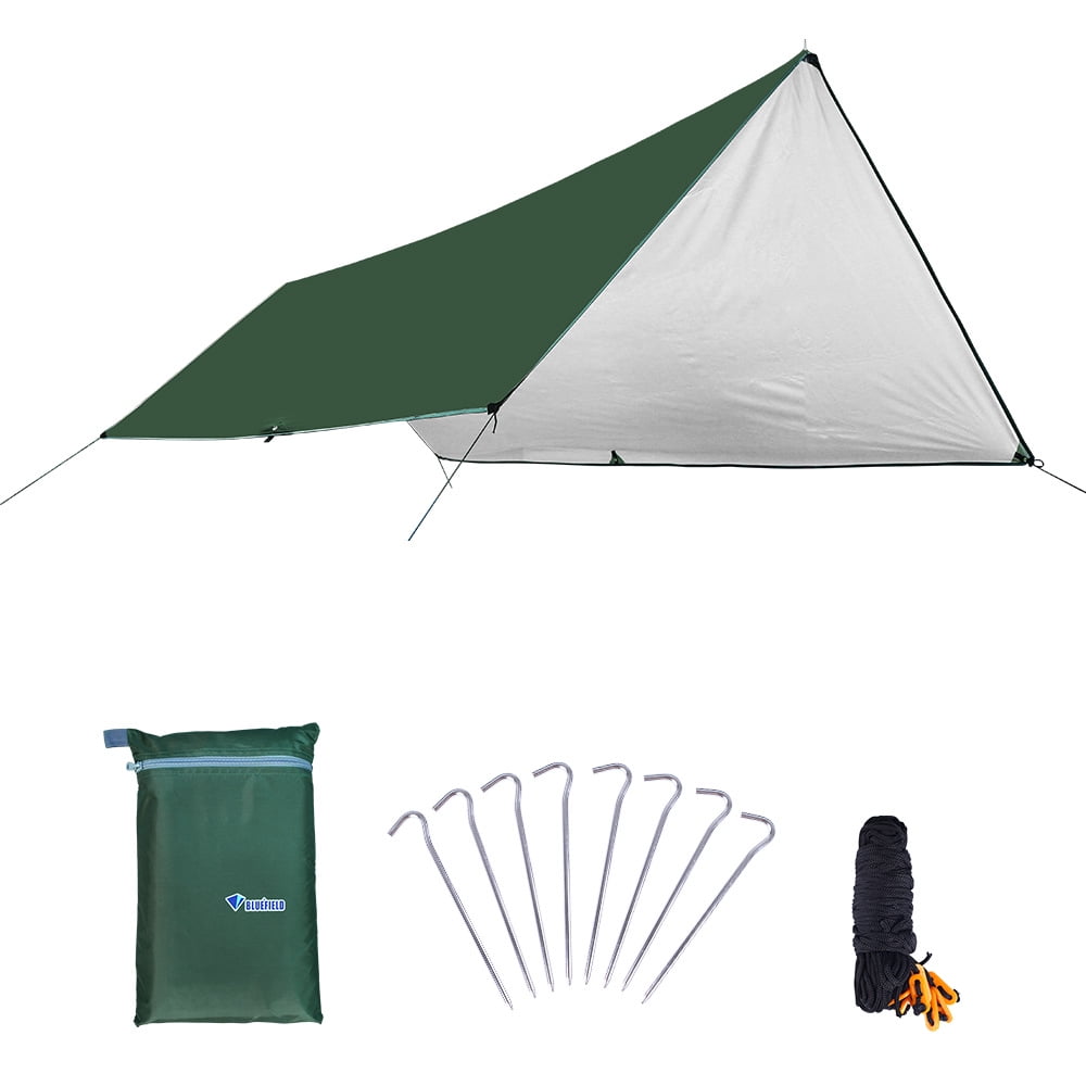 Waterproof Tarpaulin Lightweight Ground Sheet Camping Tarp Cover Blue 5m x 8m 