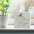 thumbnail image 2 of CounterArt "Let Everything" Artistic Freestanding Solid Wood Block Sign 3.75" Square, 2 of 5