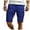 Blue, variant on Men's Summer Casual Bright Washed Denim Shorts with Ripped Design, Fashion Distressed Style Comfortable for Daily Wear,Black L