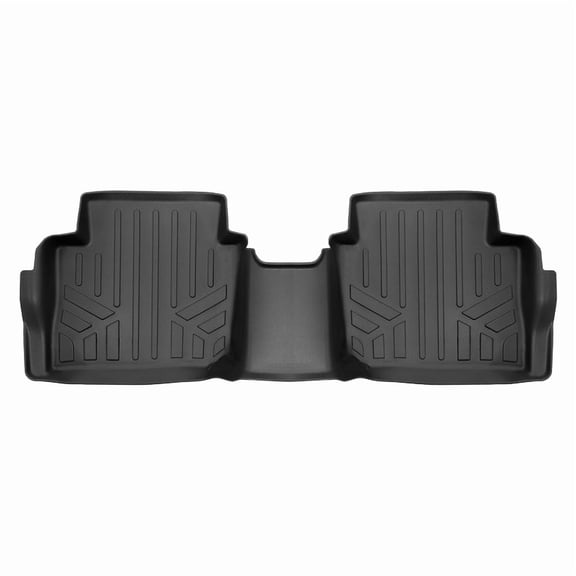 SMARTLINER All Weather Protection Custom Fit Black 2nd Row Floor Mat Liner Set Compatible With 2024-2025 Hyundai Kona