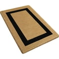 thumbnail image 2 of Legendary Doormats Blank Coco Coir Doormat Outdoor Welcome Door Mat with Single Black Picture Frame Border - Black - 24" x 57", 2 of 6