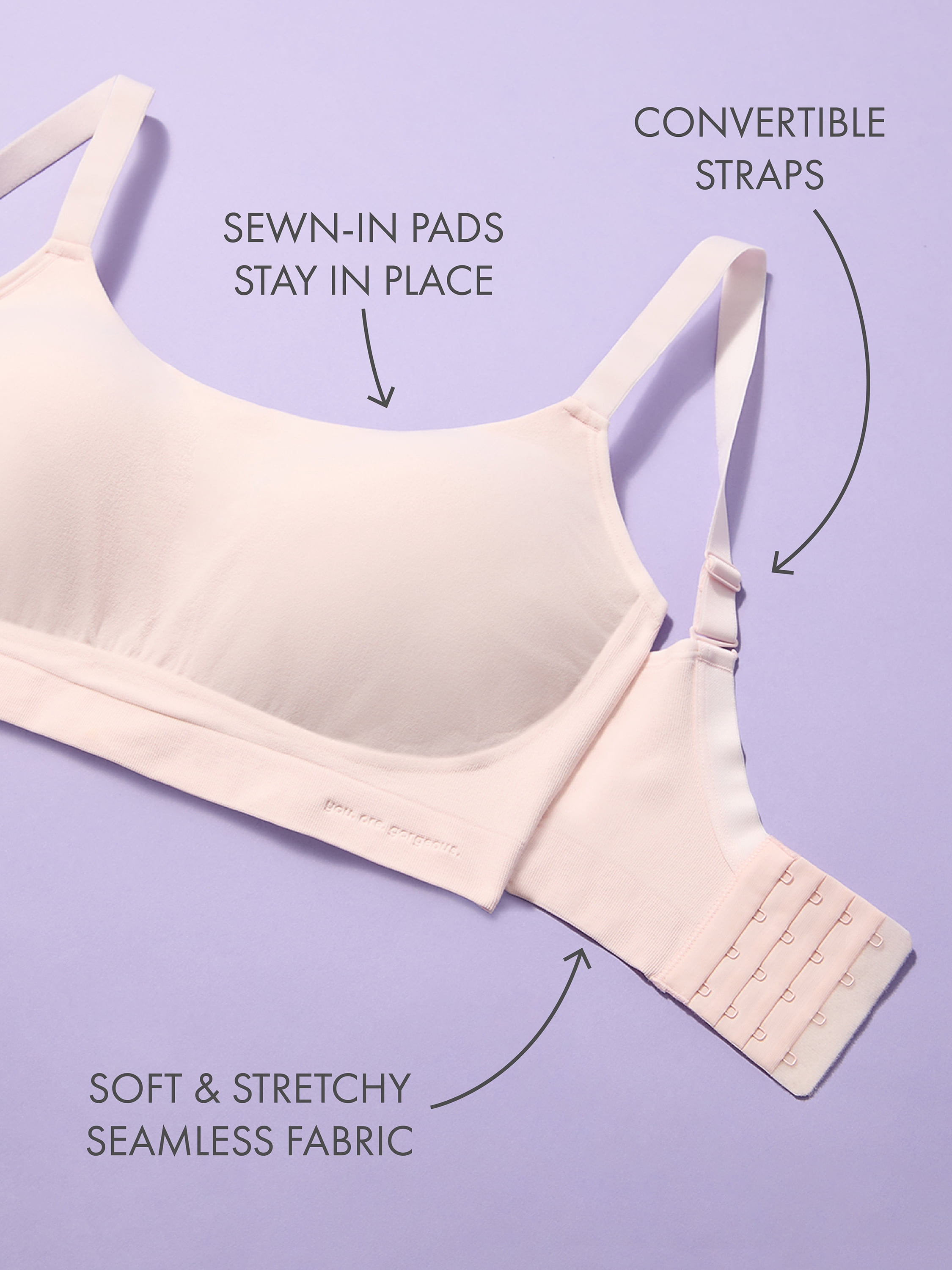 Joyspun Women's & Women's Plus Seamless Scoop Bralette, Sizes 1X-4X