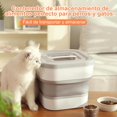 thumbnail image 4 of Contenedor Hermética de Almacenamiento de Comida para Perros, Caja de Almacenamiento de Alimentos para Mascotas Hermético Plegable con Taza Medidora, Contenedores para Alimentos Perro, 4 of 4