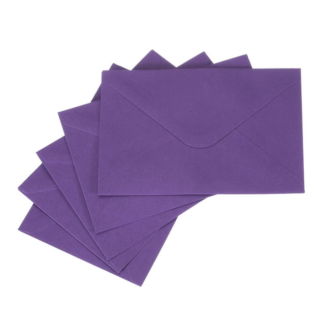 50 Pcs Sobres de Invitación, Sobres de Tarjeta de 6 x 4 Pulgadas para Tarjetas de Felicitación, Invitaciones de Boda, (Púrpura Oscuro)