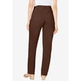 thumbnail image 3 of Jessica London Women's Plus Size Tall Stretch Cotton Chino Straight-Leg Pant, 3 of 4