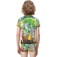 thumbnail image 3 of Rick And Morty Boys 2-Piece Swimsuit Set, Short Sleeve Rash Guard & Swim Trunks, 3 of 7