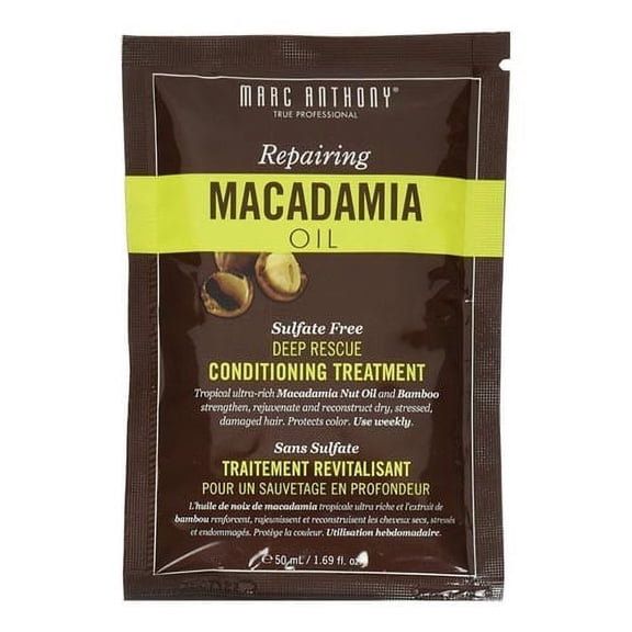 Marc Anthony Repairing Macadamia Oil Deep Rescue Hair Conditioning Treatment, 1.69 Oz