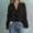 Black, variant on Womens Tops Elegant Lace Edge Cotton Linen Solid Pullover Spring Summer Shirts for Women Beige L